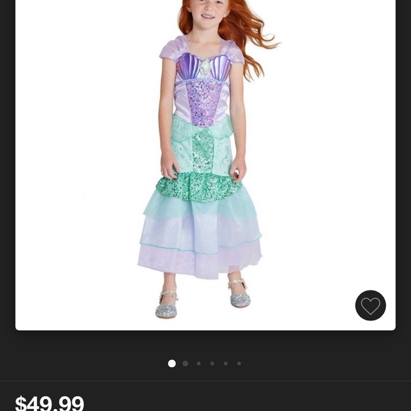 Size 3 Disney Mermaid Costume - Picture 2 of 4